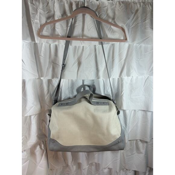 Neely and Chloe x Anthropologie $428 The Weekender Bag Gray Carryall *spot* - Picture 3 of 14